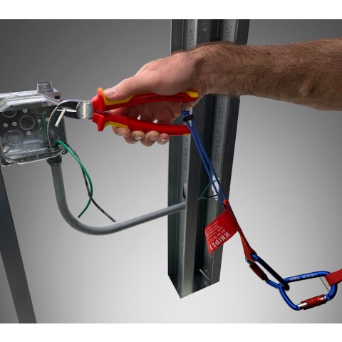 Diagonal Cutters-1000V Insulated-Tethered Attachment | KNIPEX Tools